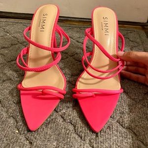 Hot pink heels